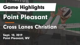 Point Pleasant  vs Cross Lanes Christian Game Highlights - Sept. 10, 2019