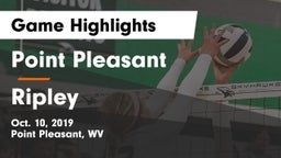 Point Pleasant  vs Ripley  Game Highlights - Oct. 10, 2019