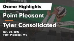 Point Pleasant  vs Tyler Consolidated  Game Highlights - Oct. 20, 2020