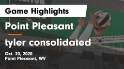 Point Pleasant  vs tyler consolidated  Game Highlights - Oct. 20, 2020