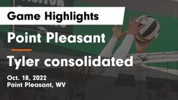 Point Pleasant  vs Tyler consolidated  Game Highlights - Oct. 18, 2022
