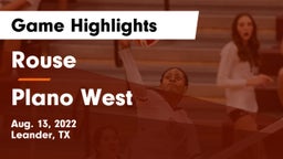 Rouse  vs Plano West  Game Highlights - Aug. 13, 2022