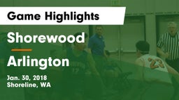 Shorewood  vs Arlington  Game Highlights - Jan. 30, 2018