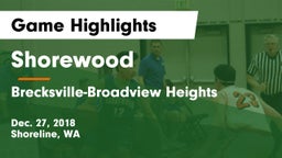 Shorewood  vs Brecksville-Broadview Heights  Game Highlights - Dec. 27, 2018