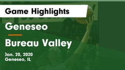 Geneseo  vs Bureau Valley  Game Highlights - Jan. 20, 2020
