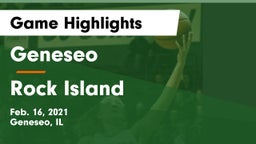 Geneseo  vs Rock Island  Game Highlights - Feb. 16, 2021
