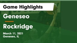 Geneseo  vs Rockridge  Game Highlights - March 11, 2021