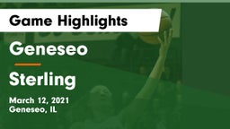 Geneseo  vs Sterling  Game Highlights - March 12, 2021