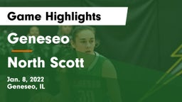 Geneseo  vs North Scott  Game Highlights - Jan. 8, 2022