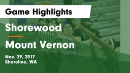 Shorewood  vs Mount Vernon Game Highlights - Nov. 29, 2017