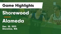Shorewood  vs Alameda Game Highlights - Dec. 30, 2023