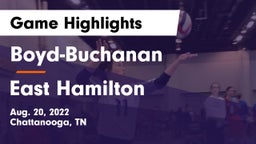 Boyd-Buchanan  vs East Hamilton  Game Highlights - Aug. 20, 2022
