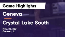 Geneva  vs Crystal Lake South  Game Highlights - Nov. 26, 2021