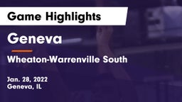 Geneva  vs Wheaton-Warrenville South  Game Highlights - Jan. 28, 2022