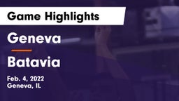 Geneva  vs Batavia  Game Highlights - Feb. 4, 2022