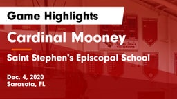 Cardinal Mooney  vs Saint Stephen's Episcopal School Game Highlights - Dec. 4, 2020