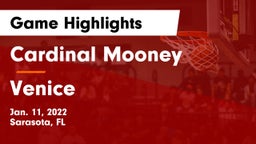 Cardinal Mooney  vs Venice  Game Highlights - Jan. 11, 2022