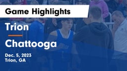 Trion  vs Chattooga  Game Highlights - Dec. 5, 2023