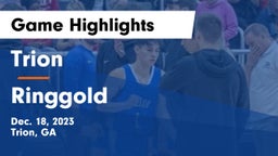Trion  vs Ringgold  Game Highlights - Dec. 18, 2023