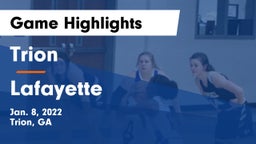 Trion  vs Lafayette  Game Highlights - Jan. 8, 2022