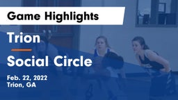 Trion  vs Social Circle  Game Highlights - Feb. 22, 2022