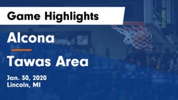 Alcona  vs Tawas Area  Game Highlights - Jan. 30, 2020