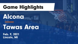 Alcona  vs Tawas Area  Game Highlights - Feb. 9, 2021