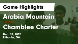 Arabia Mountain  vs Chamblee Charter  Game Highlights - Dec. 10, 2019