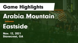 Arabia Mountain  vs Eastside  Game Highlights - Nov. 12, 2021