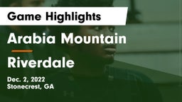 Arabia Mountain  vs Riverdale  Game Highlights - Dec. 2, 2022