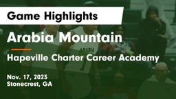 Arabia Mountain  vs Hapeville Charter Career Academy Game Highlights - Nov. 17, 2023