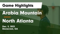 Arabia Mountain  vs North Atlanta  Game Highlights - Dec. 5, 2023