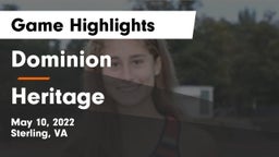 Dominion  vs Heritage  Game Highlights - May 10, 2022