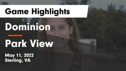 Dominion  vs Park View  Game Highlights - May 11, 2022