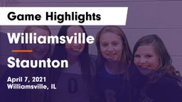Williamsville  vs Staunton  Game Highlights - April 7, 2021