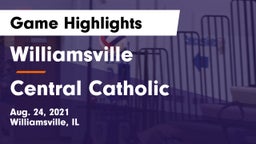 Williamsville  vs Central Catholic  Game Highlights - Aug. 24, 2021