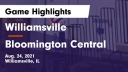 Williamsville  vs Bloomington Central Game Highlights - Aug. 24, 2021