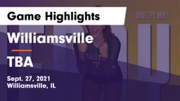 Williamsville  vs TBA Game Highlights - Sept. 27, 2021