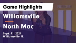 Williamsville  vs North Mac  Game Highlights - Sept. 21, 2021