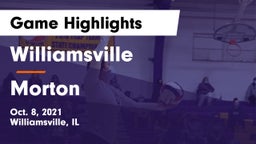 Williamsville  vs Morton  Game Highlights - Oct. 8, 2021