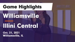 Williamsville  vs Illini Central Game Highlights - Oct. 21, 2021