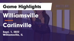 Williamsville  vs Carlinville Game Highlights - Sept. 1, 2022