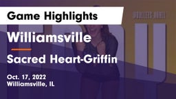 Williamsville  vs Sacred Heart-Griffin  Game Highlights - Oct. 17, 2022