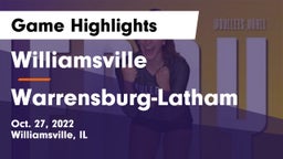Williamsville  vs Warrensburg-Latham Game Highlights - Oct. 27, 2022