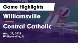 Williamsville  vs Central Catholic  Game Highlights - Aug. 22, 2023