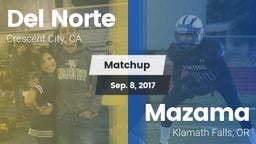 Matchup: Del Norte High vs. Mazama  2017