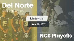 Matchup: Del Norte High vs. NCS Playoffs 2017