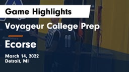Voyageur College Prep  vs Ecorse Game Highlights - March 14, 2022