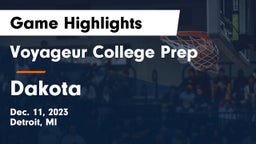 Voyageur College Prep  vs Dakota  Game Highlights - Dec. 11, 2023