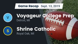 Recap: Voyageur College Prep  vs. Shrine Catholic  2019